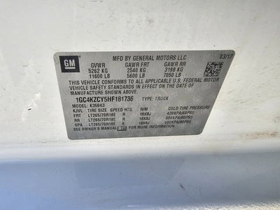 2017 Chevrolet Silverado 3500 HD LT