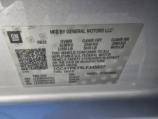 2020 Chevrolet Silverado 2500 HD LTZ