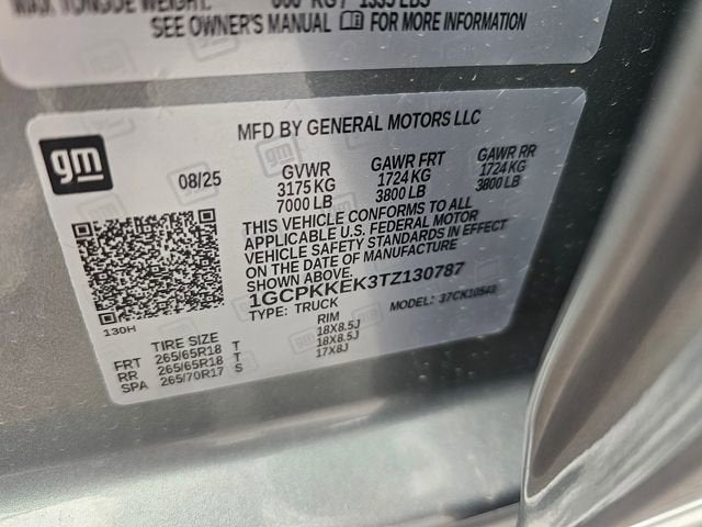 2026 Chevrolet Silverado 1500 LT (2FL)