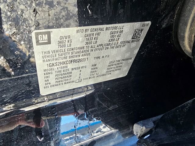 2015 GMC Yukon XL SLT