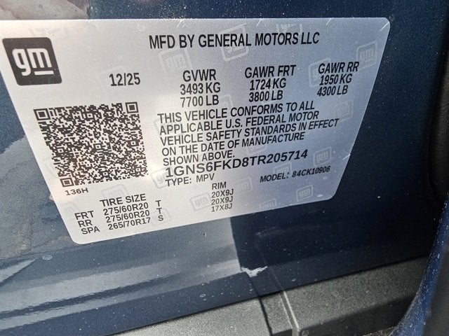 2026 Chevrolet Suburban Premier