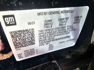 2025 Chevrolet Suburban Premier