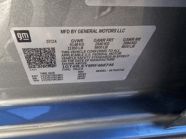 2024 GMC Sierra 2500 HD Pro