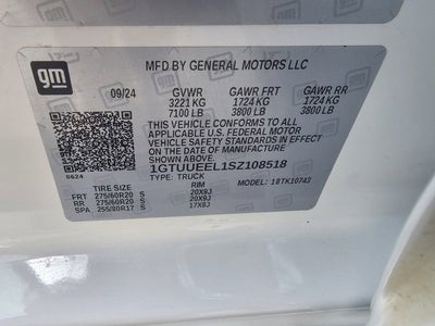 2025 GMC Sierra 1500 AT4