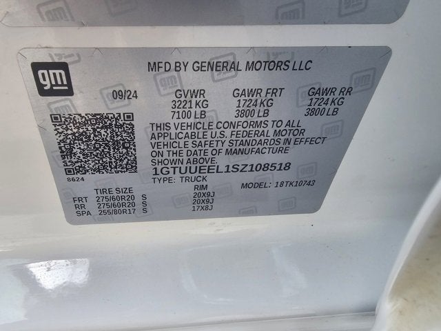 2025 GMC Sierra 1500 AT4