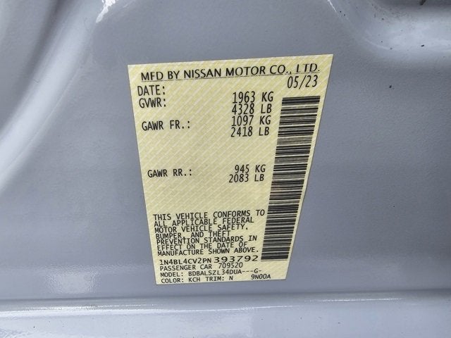 2023 Nissan Altima 2.5 SR