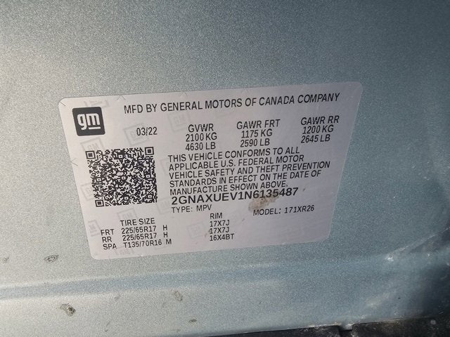 2022 Chevrolet Equinox LT