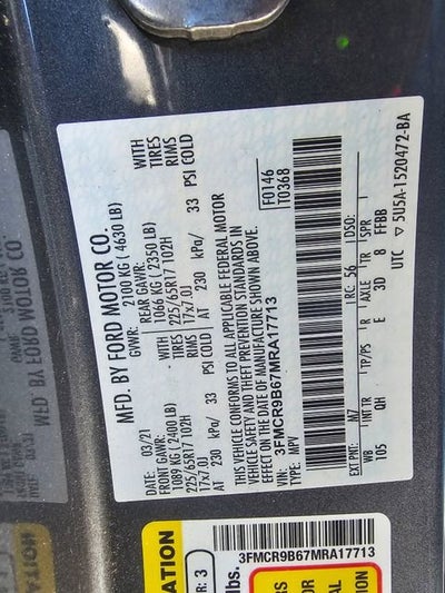 2021 Ford Bronco Sport Big Bend