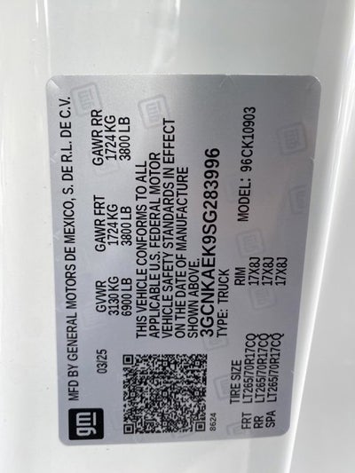 2025 Chevrolet Silverado 1500 WT