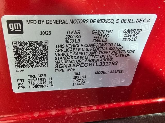 2026 Chevrolet Equinox LT