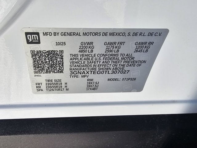 2026 Chevrolet Equinox RS