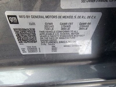 2022 GMC Sierra 1500 Limited SLT