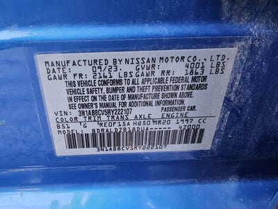 2024 Nissan Sentra SV