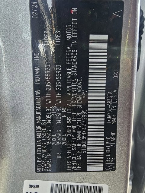 2024 Toyota Highlander Limited