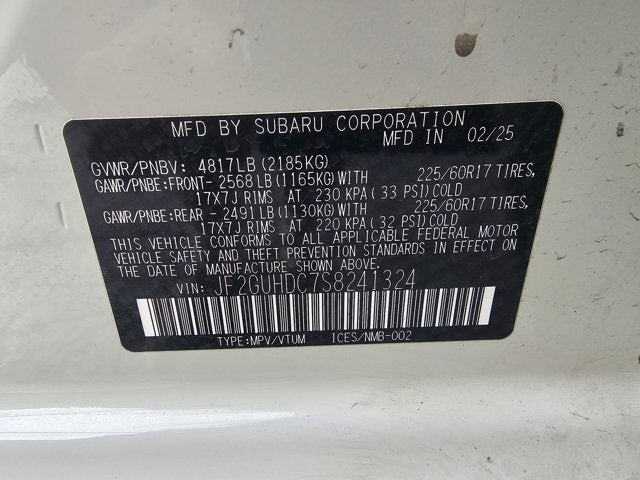 2025 Subaru Crosstrek Premium