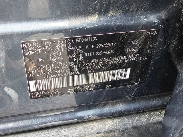 2021 Toyota Venza Limited