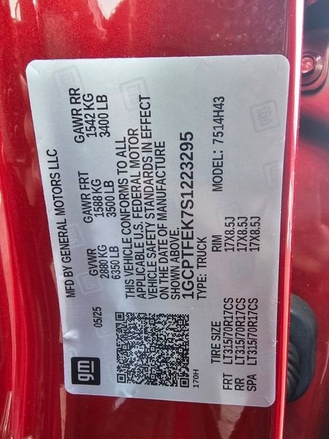 2025 Chevrolet Colorado ZR2