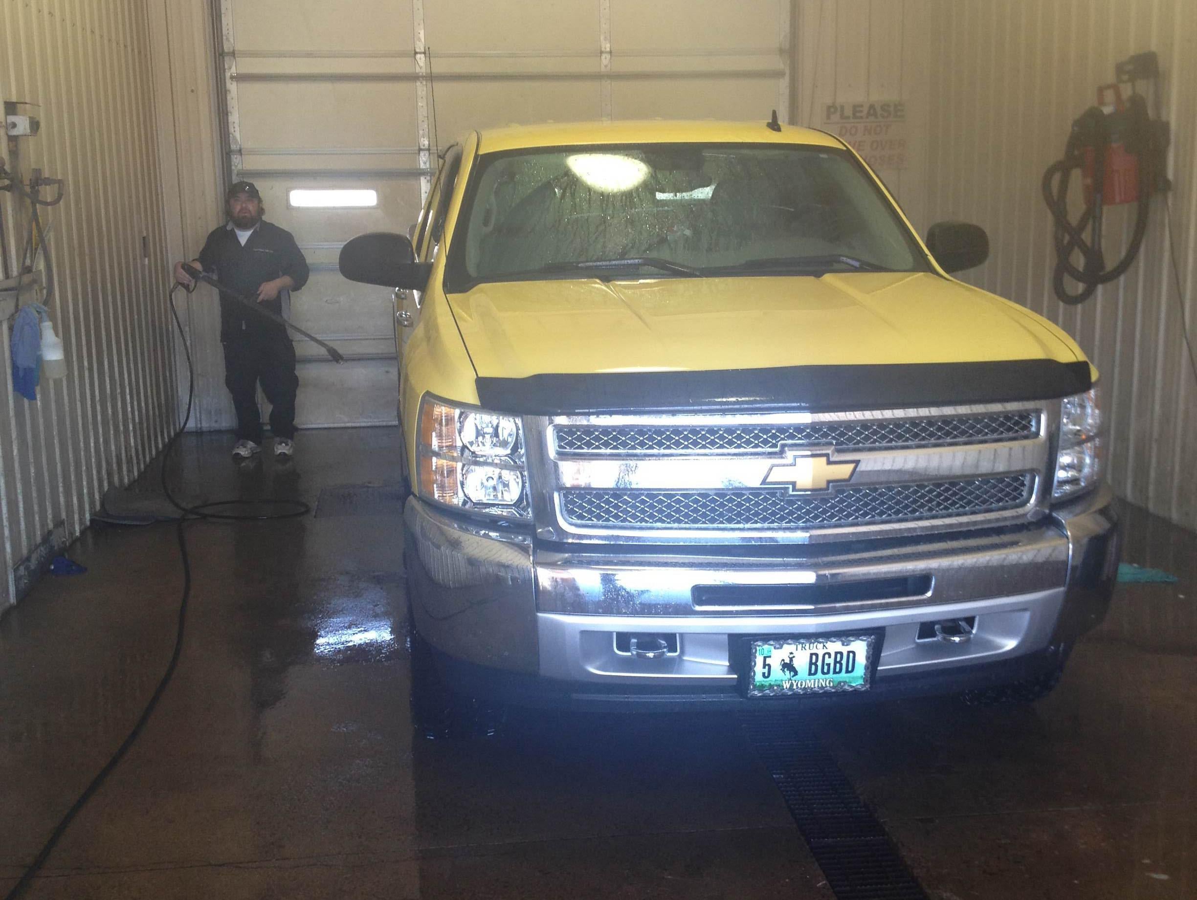 chevy in bodyshop
